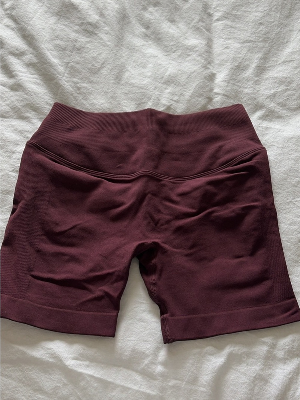 High-Rise Wine Bike Shorts for Women